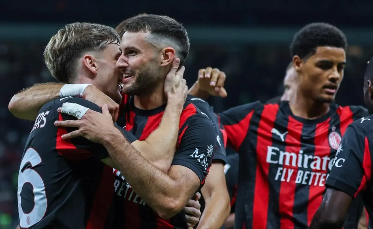 皮球击中了, 兰来到意大